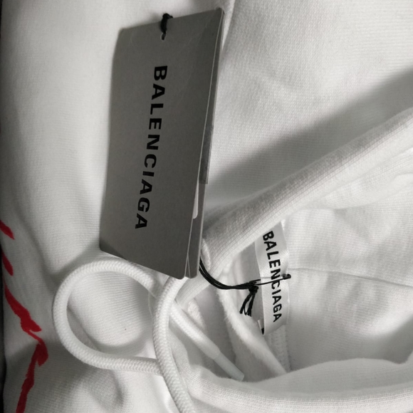 Balenciaga Paint logo over sized hoodie - Picture 6 of 8